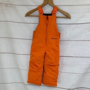 Arctix Orange Kids Insulated Snow Bib size 3T Toddler
